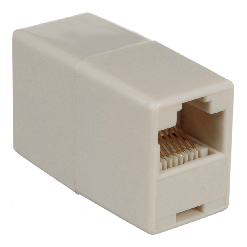 8Ware RJ45 Inline Coupler Keystone Jack Socket - CAT5e & CAT6 Ethernet Cable Connector RJC-02
