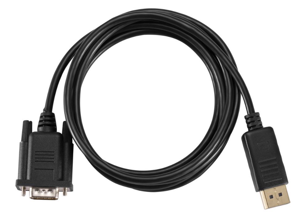 8Ware SPEED DisplayPort Male to D-Sub VGA Female Adapter Cable - 1.8m Length for Video Connectivity