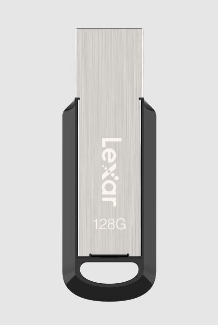 Lexar JumpDrive M400 128GB USB 3.2 Gen 1 Flash Drive - High-Speed 150MB/s Read, Metal Design with Key Ring, AES Encryption