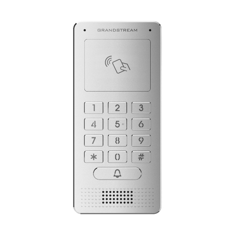 Grandstream GDS3705 IP Audio Door System with Built-In RFID Reader, Dual Microphones, HD Loudspeaker, Weatherproof Metal Casing, and PoE Power
