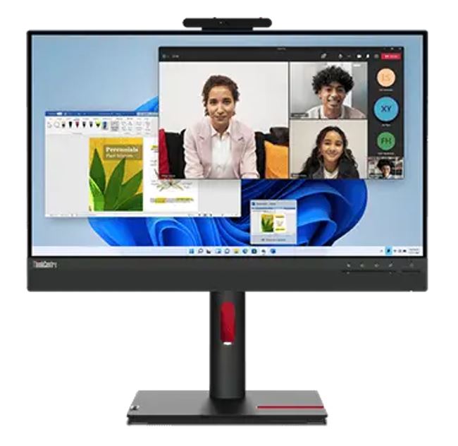 LENOVO ThinkCentre Tiny-in-One G5 23.8" FHD IPS Monitor with Webcam, 60Hz, 4ms Response, Height Adjustable Stand, HDMI & DisplayPort