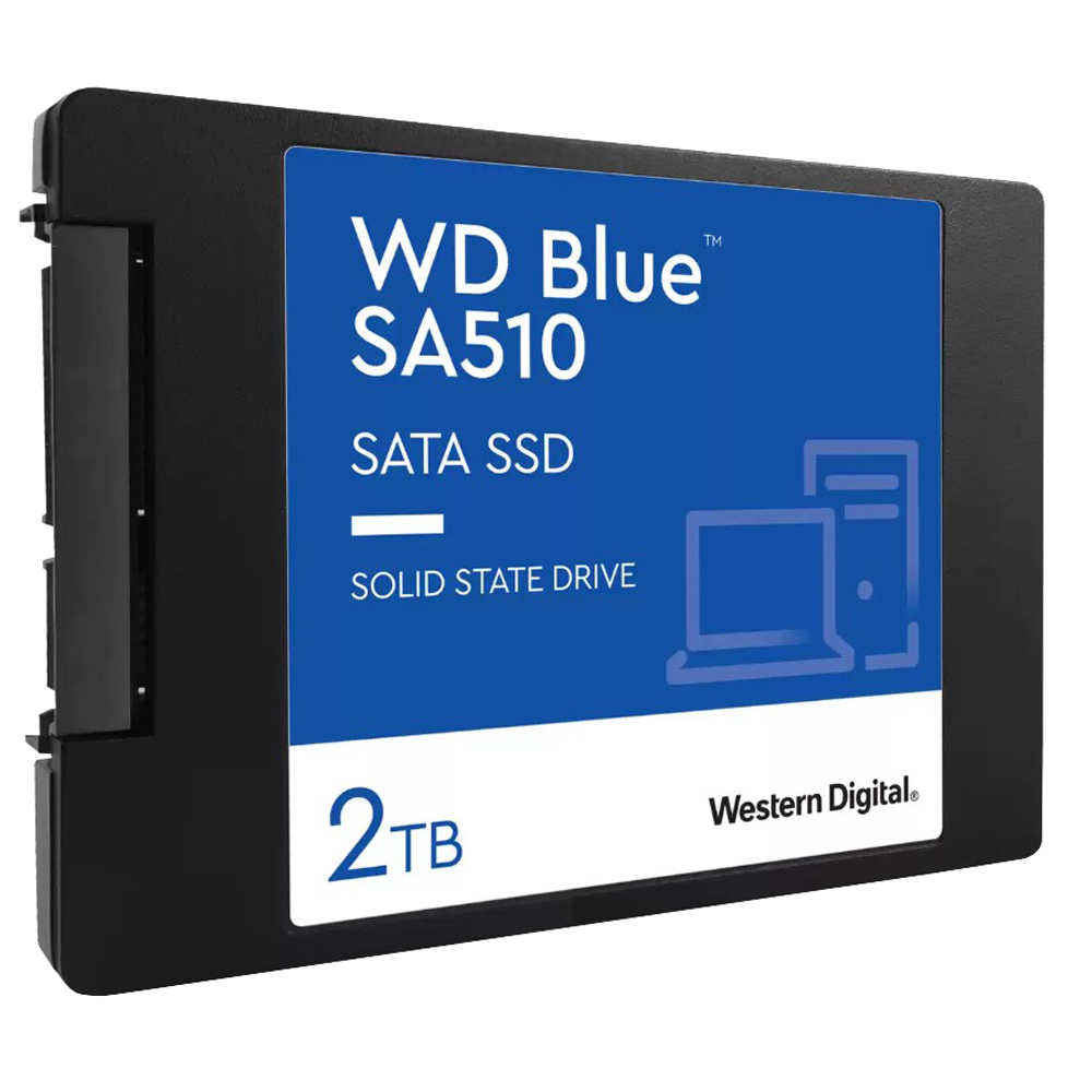 Western Digital WD Blue SA510 2TB SATA 2.5" SSD - 560MB/s Read, 520MB/s Write, 5-Year Warranty