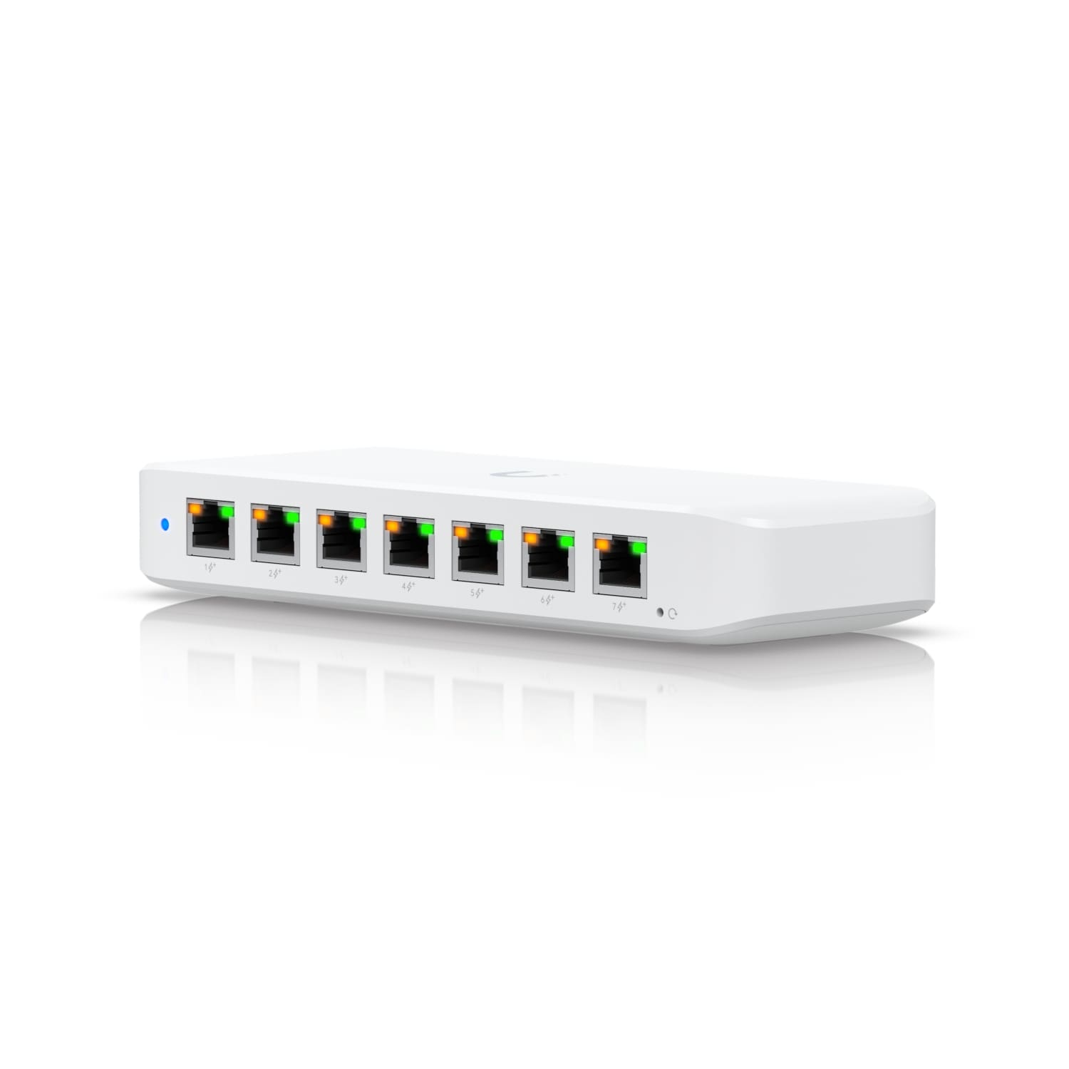 Ubiquiti Ultra USW-Ultra 42W Compact 8-Port Gigabit Ethernet PoE Switch with 7 PoE/PoE+ Output and PoE++ Input, Versatile Mounting
