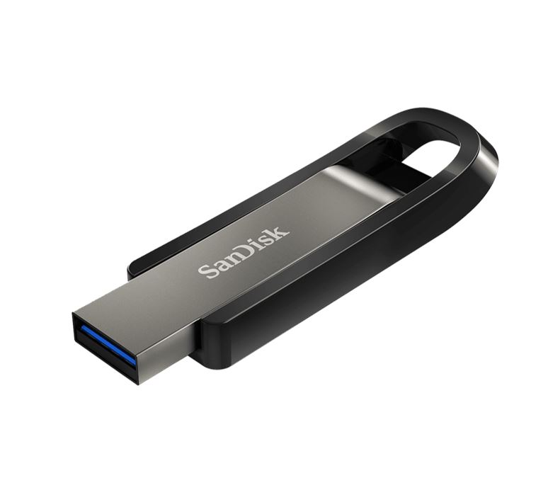 SanDisk 256GB Extreme Go USB 3.2 Gen 1 Metal Flash Drive USB-A 400MB/s with SecureAccess Encryption