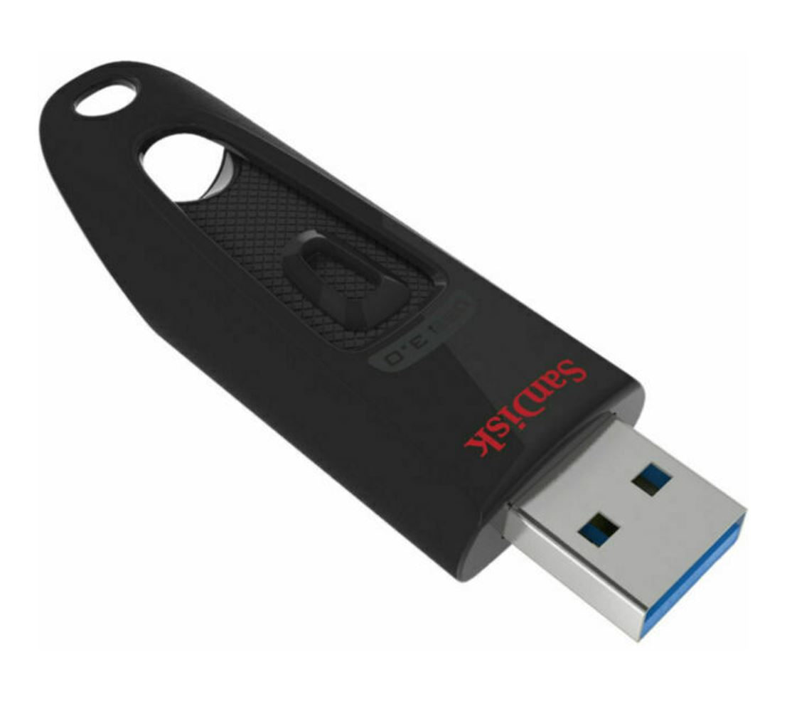 SanDisk Ultra 128GB USB 3.0 Flash Drive - Up to 130MB/s, Lightweight, Password-Protected, SecureAccess, Retractable USB-A, 5 Year Warranty