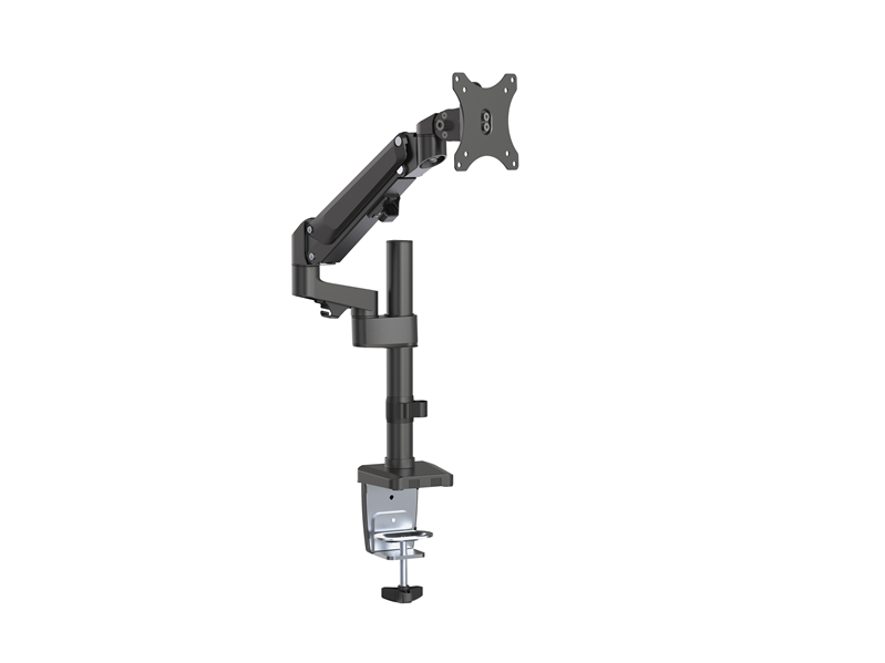 Brateck LDT47-C012N Heavy-Duty Aluminum Gas Spring Monitor Arm for 17-35 Inch Monitors Up to 12kg with VESA 75x75/100x100 Compatibility
