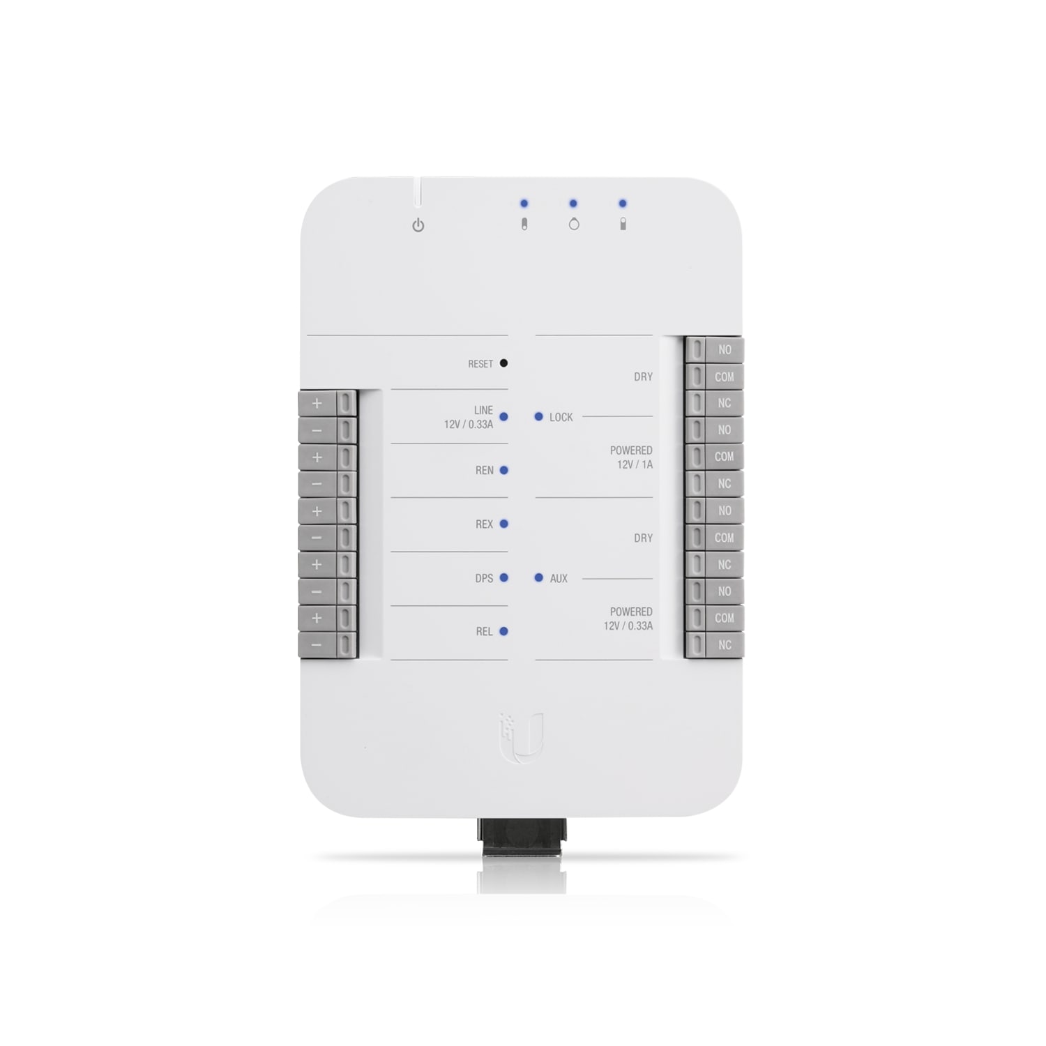 Ubiquiti UniFi Access Hub - Single Door Entry Control with PoE++, Supports UA-LITE & UA-PRO Readers, 4 Inputs & 12V Dry Relay for Door Locks