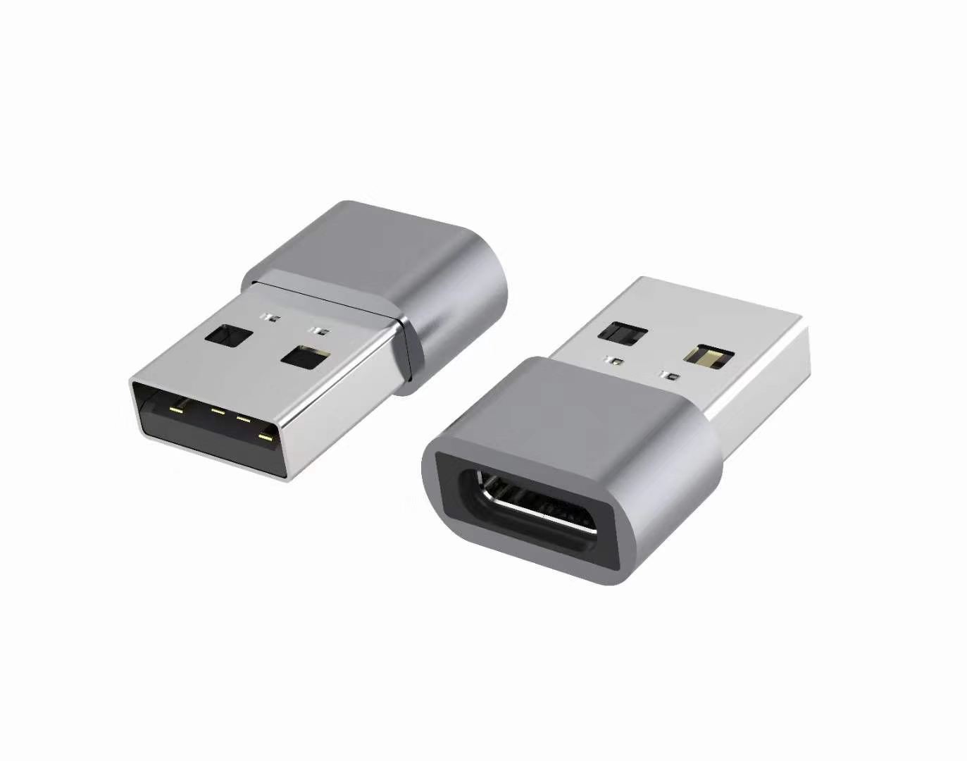 Astrotek USB-C Female to USB-A Male OTG Adapter 480Mbps USB 2.0 Data Transfer and 2.4A Charging Silver