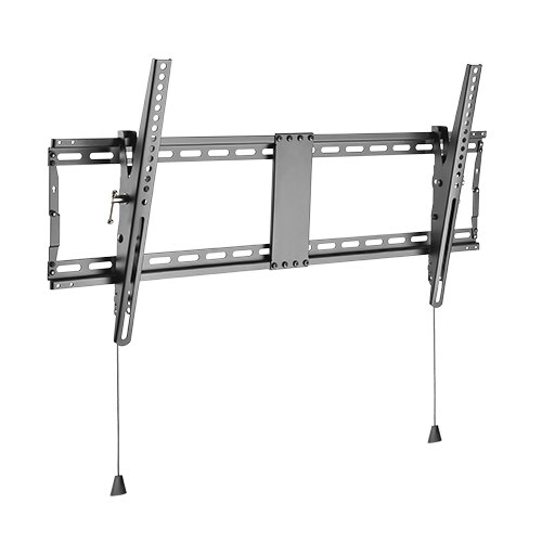Brateck Heavy Duty Foldable Tilt TV Wall Mount for 43-90 Inch TVs, 70kg Capacity, VESA Up to 800x400, Matte Black