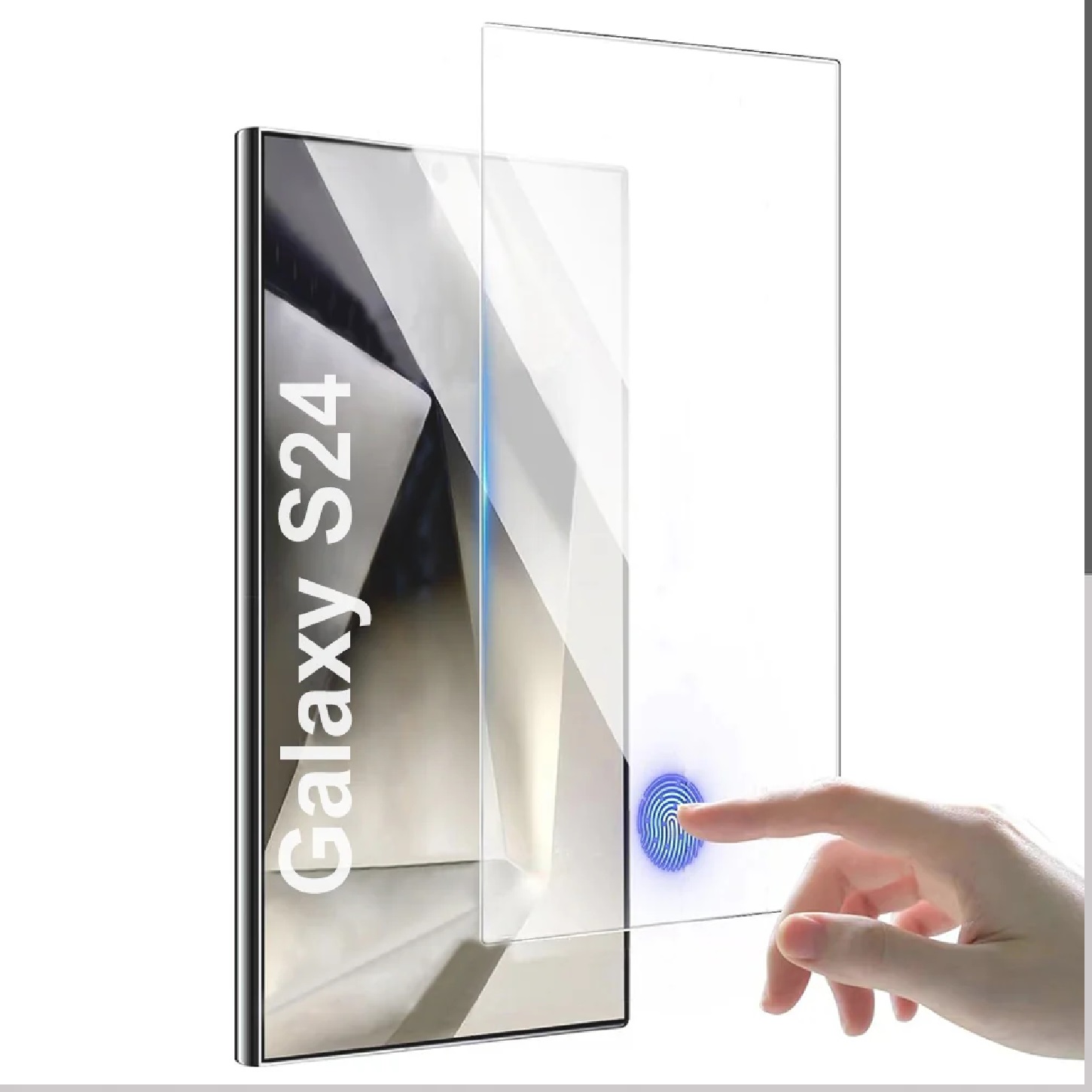 USP Samsung Galaxy S25/S24 5G 6.2" Tempered Glass Screen Protector - Full Coverage, 9H Hardness, Anti-Fingerprint, Bubble-free, Anti-Shatter