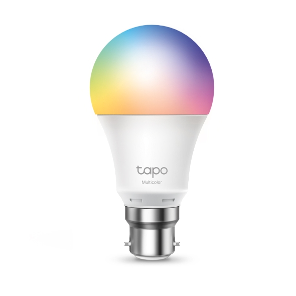 TP-Link Tapo L530B Smart Wi-Fi Multicolour Light Bulb B22/E27, 806 Lumens, No Hub Required, Voice & Schedule Control
