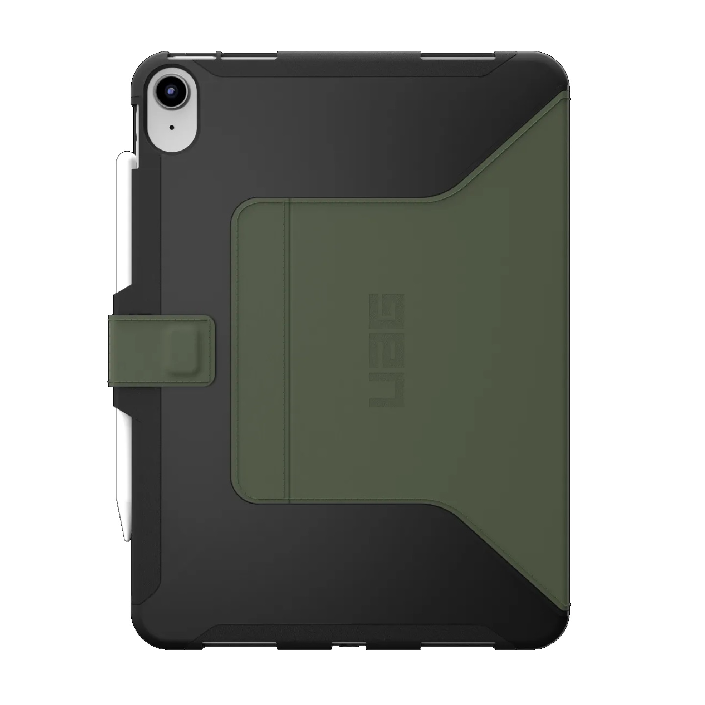 UAG Scout Rugged Folio Case for Apple iPad 11th Gen 11.0" & 10th Gen 10.9", Military Drop+ Protection, Black/Olive