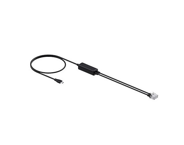 Yealink Telephone Cable for WH62/WH63 Headsets - Compatible with Cisco, Avaya, Poly, Grandstream, Fanvil, Snom IP Phones