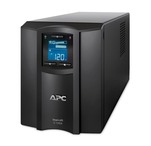 APC Smart-UPS C 1500VA Line Interactive Tower UPS with SmartConnect Ethernet Port, AVR, Graphic LCD & 8 IEC C13 Outlets 230V