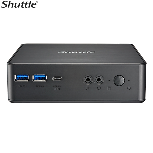 Shuttle NC40U Slim Mini PC Barebone with Intel Celeron 7305, 64GB DDR4, Triple Display HDMI/DP/USB-C, 2.5" SATA & M.2 Storage, VESA Mount