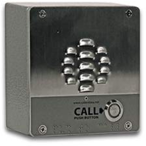 CyberData SIP Outdoor Intercom 011186 – VoIP Two-Way Communication, PoE, IP65 Weather Resistant, Full-Duplex Audio, Secure Access Control