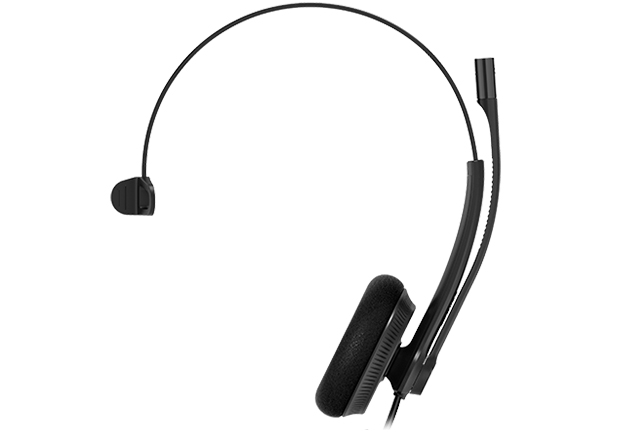 Yealink UH34 Lite Mono UC USB-A Headset – Ultra Lightweight with Noise Cancelling Mic & Foam Ear Cushions for All Day Comfort