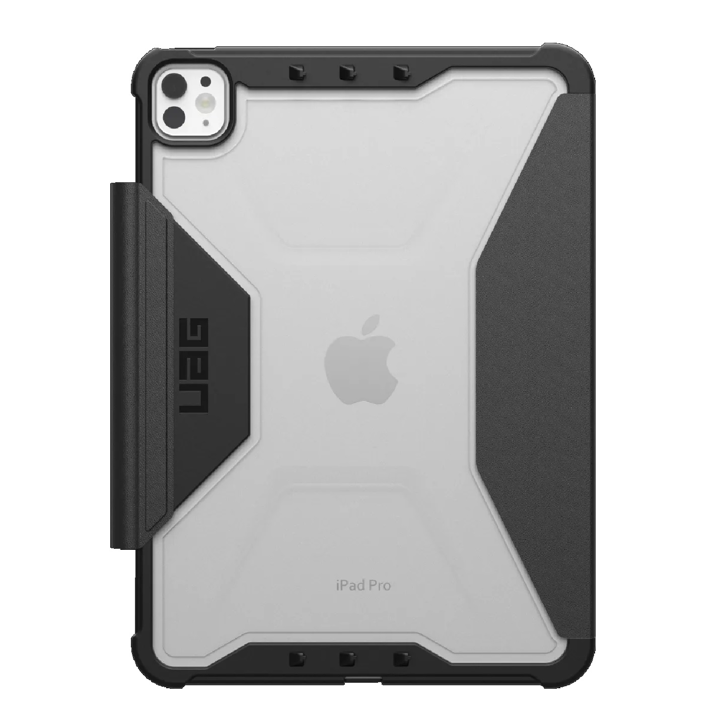 UAG Plyo Rugged Folio Case for Apple iPad Pro 11" (6th/5th Gen M5/M4) - Black/Ice, Military Drop Tested