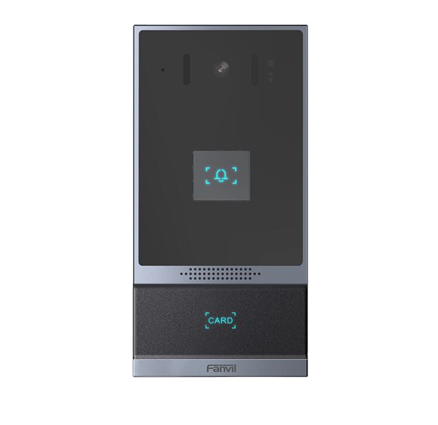 Fanvil i62 Outdoor Video Door Phone with 2MP Camera, 2 SIP Lines, RFID Reader, PoE, IP66 & IK07 Rated, ONVIF Compatible, 2-Year Warranty