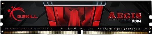 G.SKILL Aegis DDR4 8GB 3200MHz CL16 Single Module PC4-25600 Gaming Memory 1.35V XMP 2.0 Compatible