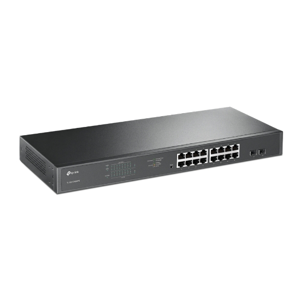 TP-Link TL-SG1218MPE 16-Port Gigabit PoE+ Easy Smart Switch with 2 SFP Slots, 192W PoE Budget, 1U Rack-Mountable