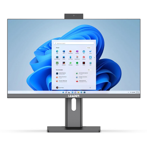 Leader Visionary AIO 27" FHD All-in-One Desktop - Intel Core i5-13420H, 16GB DDR4 RAM, 1TB NVMe SSD, Wi-Fi 6, 2MP Webcam, Windows 11 Home, Wireless Keyboard & Mouse
