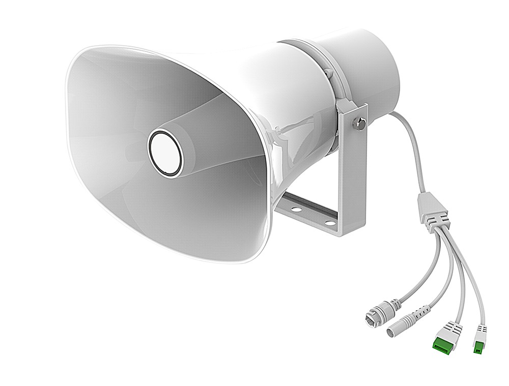 Fanvil A233 Commercial-Grade IP Horn Speaker with HD Intercom, SIP Protocol, IP66 Waterproof, PoE, and Built-in Microphone