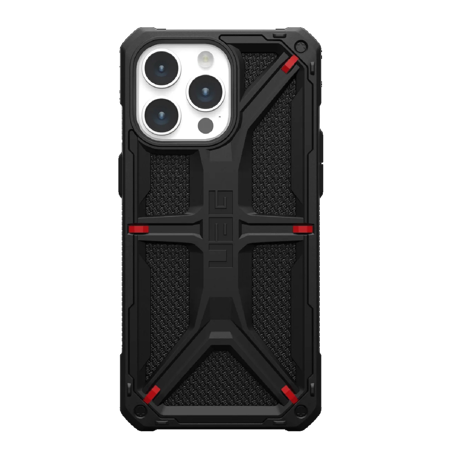 UAG Monarch Kevlar Rugged Case for Apple iPhone 15 Pro Max (6.7") - 5-Layer Protection, 20ft Drop Resistance, Wireless Charging Compatible, Kevlar Black