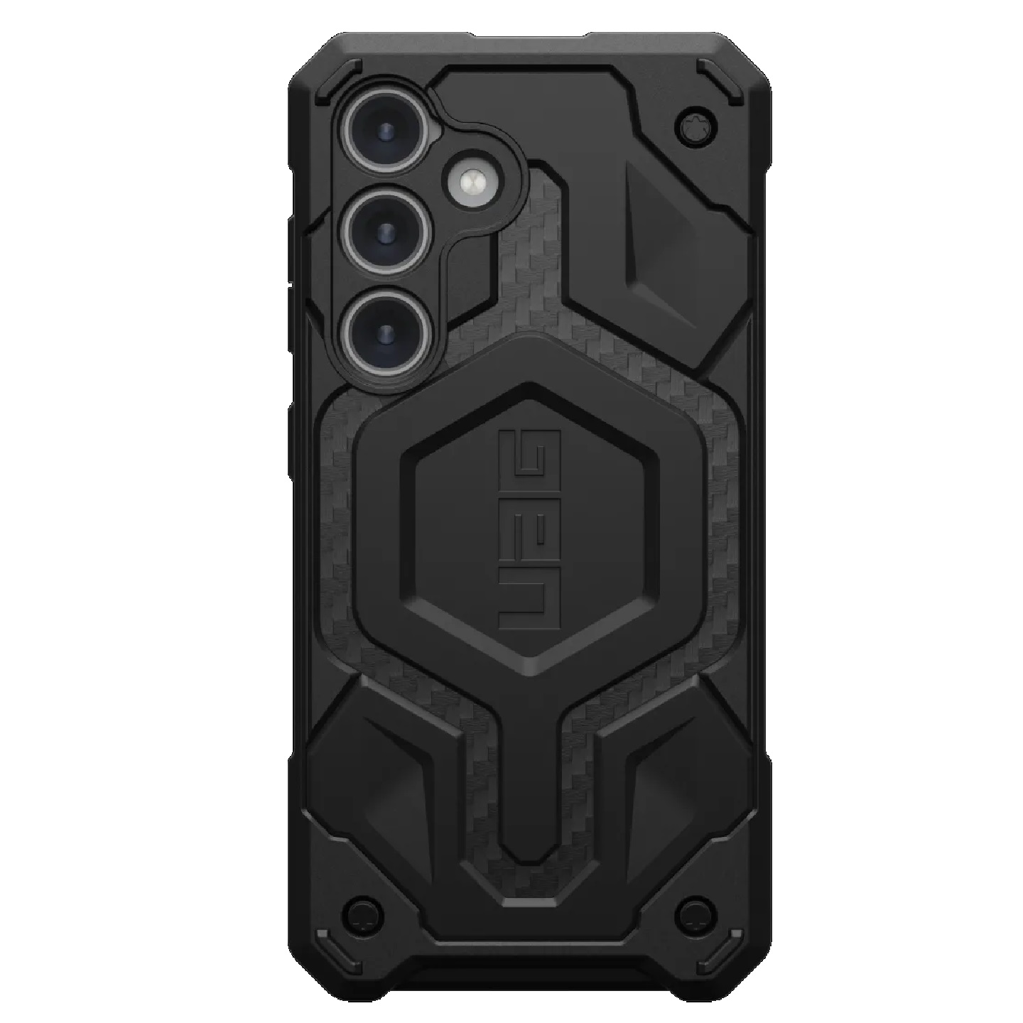 UAG Monarch Pro Magnetic Rugged Case for Samsung Galaxy S24 5G (6.2") Carbon Fiber - 25ft Drop Protection, 10 Year Warranty