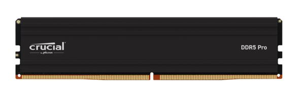 Crucial Pro 16GB DDR5-6000 UDIMM CL48 Black Heat Spreader Desktop Gaming Memory | Intel XMP 3.0 & AMD EXPO Support