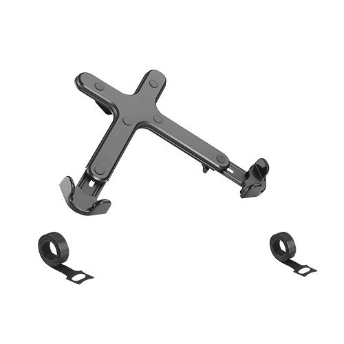 Brateck Steel Laptop Holder for 11"-17" Laptops | Compatible with Standard 75x75 & 100x100 VESA Mounts | Adjustable Monitor Arm Accessory