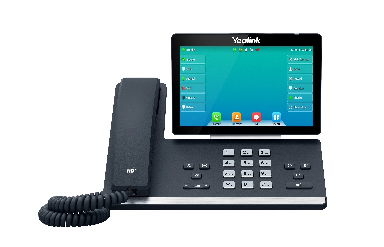 Yealink SIP-T57W 16-Line IP HD Phone with 7" 800x480 Capacitive Touchscreen, Bluetooth 4.2, Dual-Band WiFi, USB 2.0, Dual Gigabit Ethernet & PoE Support