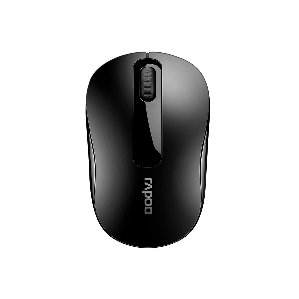 Rapoo M10 PLUS 2.4GHz Wireless Optical Mouse Black – Silent Click, 1200 DPI, Ambidextrous Design, Up to 12 Months Battery Life