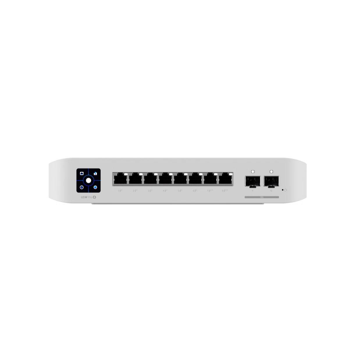 Ubiquiti UniFi Pro 8 PoE Managed Gigabit Switch with 120W PoE, 6 GbE PoE+ Ports, 2 GbE PoE++ Ports & 2 10G SFP+ Uplink Ports - Layer 3, Wall Mount