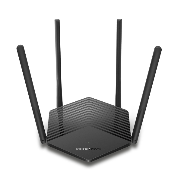 Mercusys MR60X AX1500 WiFi 6 Router - Dual-Band 1.5 Gbps, OFDMA, MU-MIMO, WPA3 Security, 4 High-Gain Antennas, EasyMesh Compatible