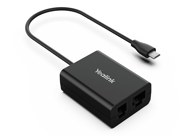Yealink EHS60 Wireless Headset Adapter for WH6x DECT Headsets – USB Plug and Play Compatible with Cisco, Avaya, Poly, Grandstream Phones