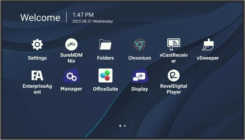 ViewSonic CDE6530-W1 65" 4K UHD Commercial Digital Display with Wireless Presentation, USB-C, 24/7 Operation, Remote Management & ProAV Integration