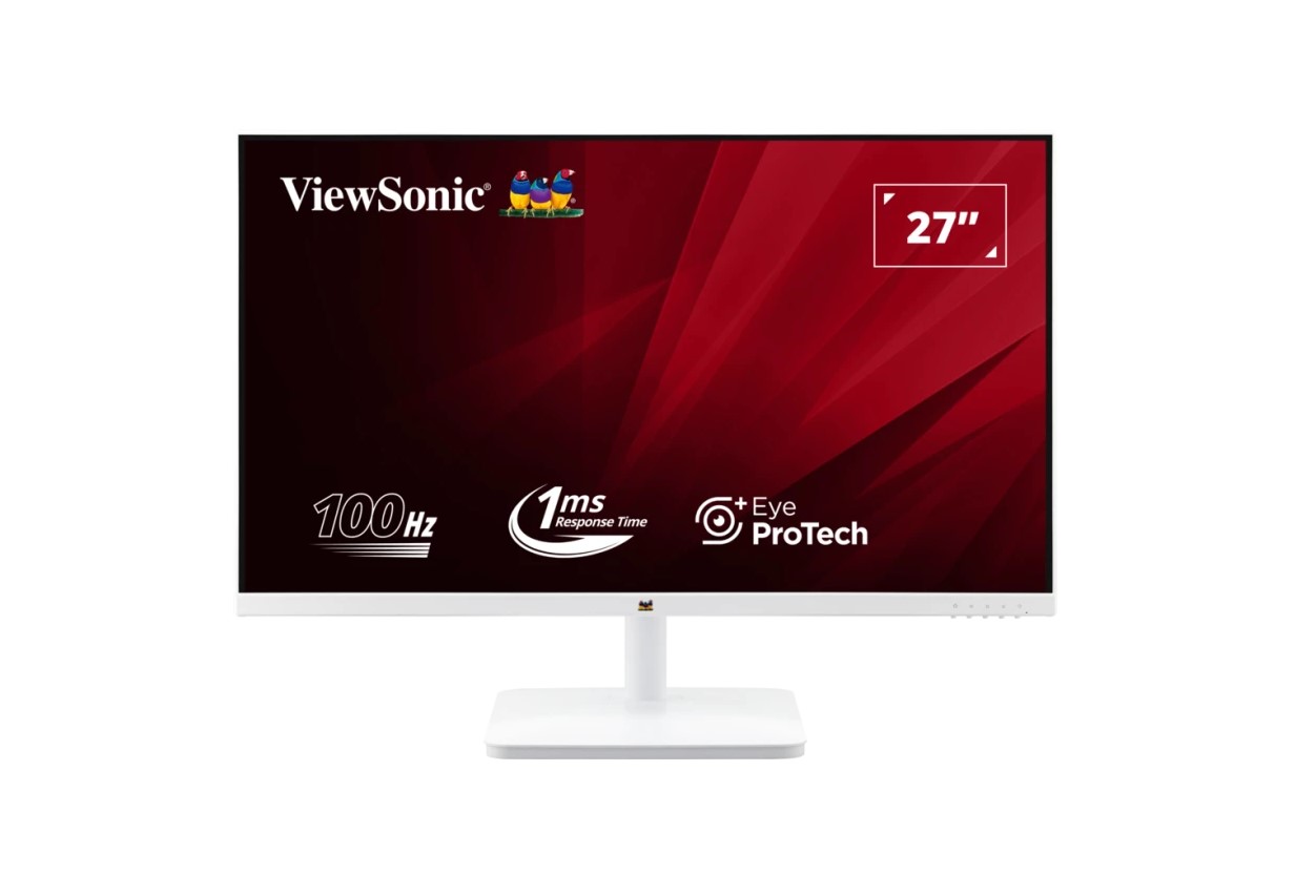 ViewSonic VA2732-H-W 27" Full HD SuperClear IPS Office Monitor 100Hz 1ms MPRT HDMI VGA Adaptive Sync VESA 100x100