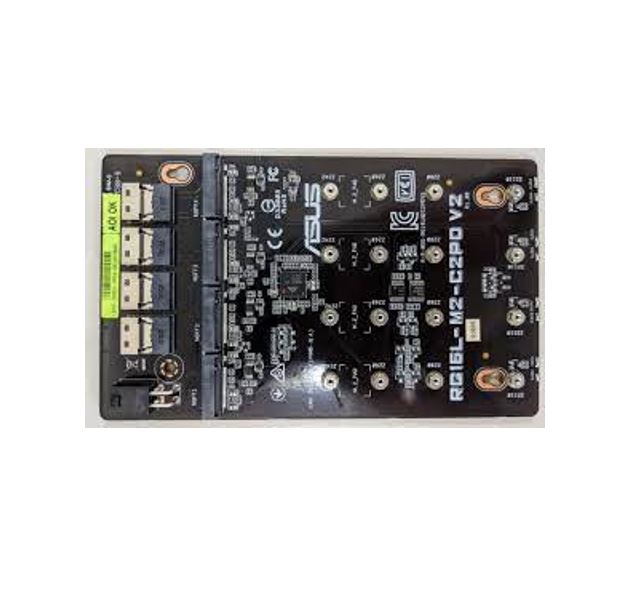 ASUS RG16L-M2-C2PD PCIe Riser Card for M.2 SSD Expansion - Model 90SC0E30-M0XBN0