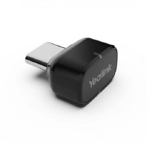 Yealink BT51-C USB-C Bluetooth 5.0 Dongle for BH72/BH76 Headsets - 30m Range, Plug-and-Play, Black