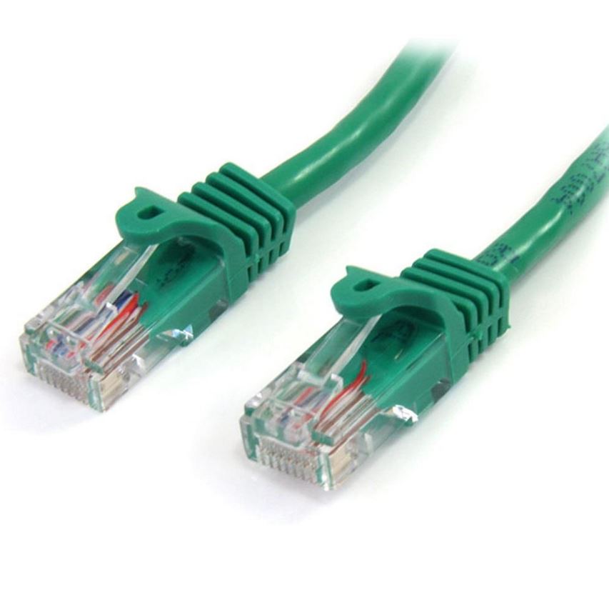 8Ware 2m Cat5e Green UTP Ethernet Cable RJ45 Patch Cord 26AWG Copper Stranded Network LAN Cord