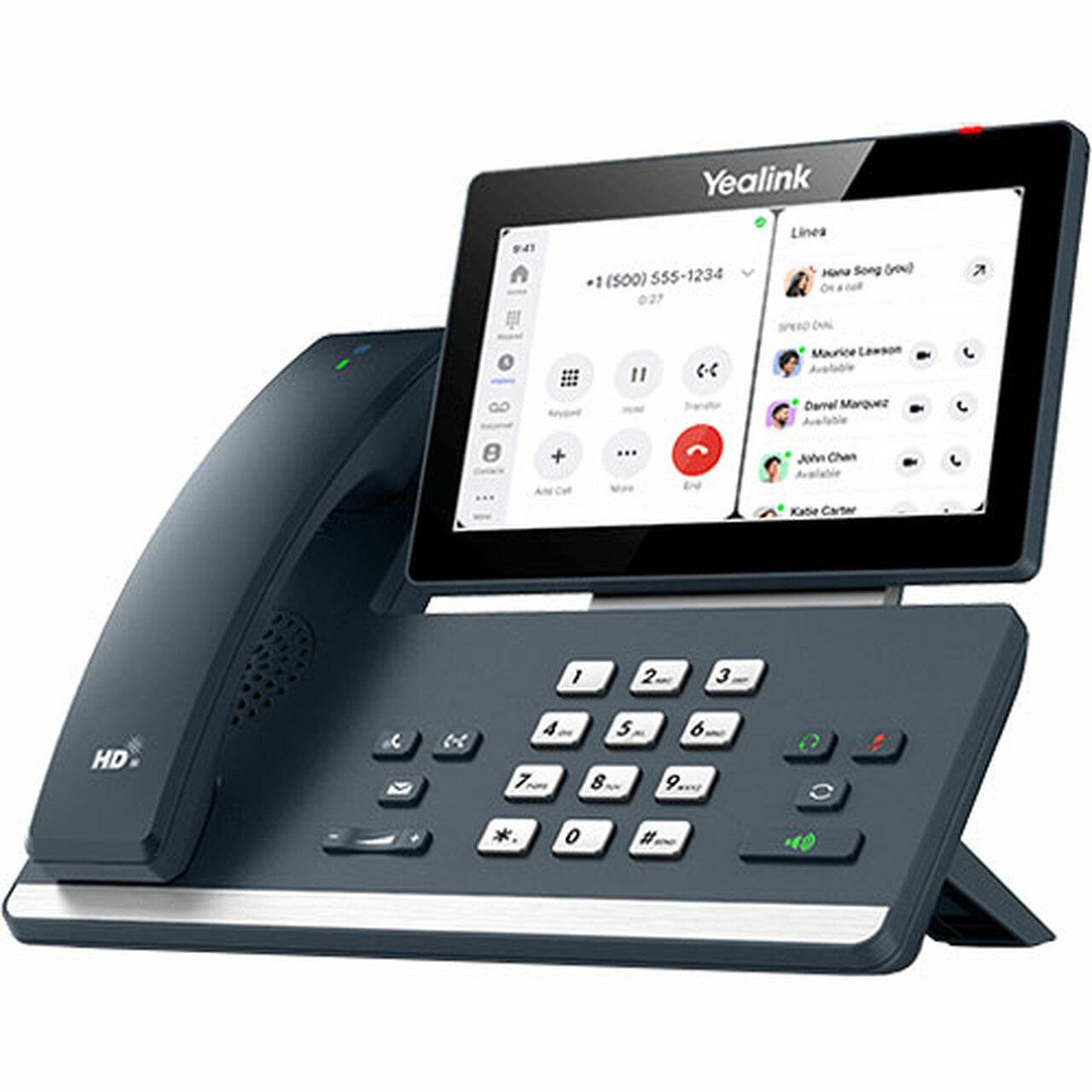 Yealink MP58 Zoom Edition Android 9.0 7-Inch Touchscreen IP Phone with HD Audio, Dual Gigabit Ports, Bluetooth & Dual-Band Wi-Fi
