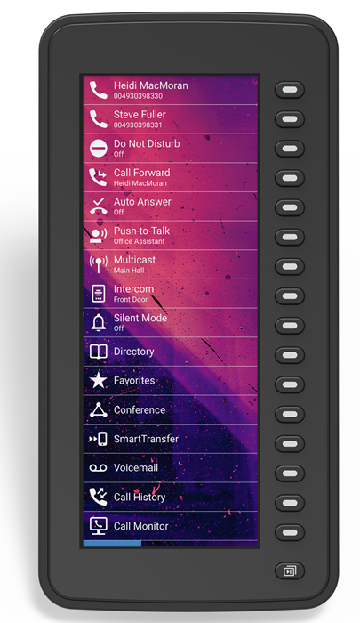 Snom D7C USB Expansion Module for D7xx Phones - 48 Programmable Keys, 6.8" TFT Colour Display