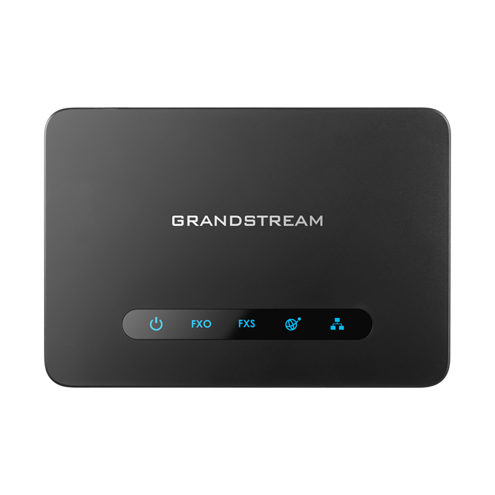 Grandstream HT813 Hybrid FXO/FXS Analog Telephone Adapter with NAT Router, Dual 10/100Mbps LAN/WAN, Lifeline Support & Secure VoIP Provisioning