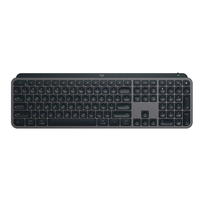 Logitech MX Keys S Wireless Illuminated Keyboard with Rechargeable 1500mAh Battery, Bluetooth & Logi Bolt, USB-C, Graphite