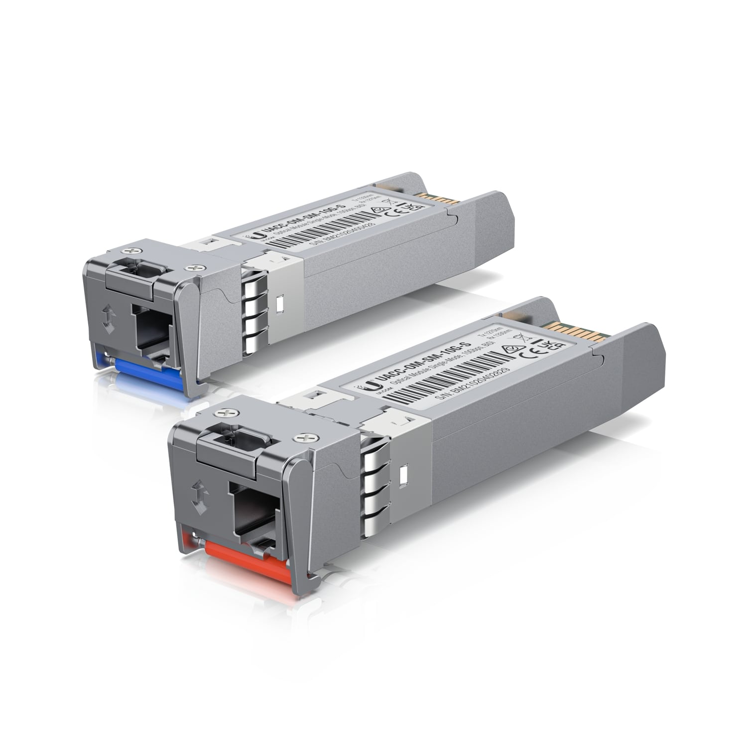 Ubiquiti UFiber 10G BiDi SFP+ Single-Mode Optical Module 2-Pack, LC Connector, 10km Single Strand Fiber