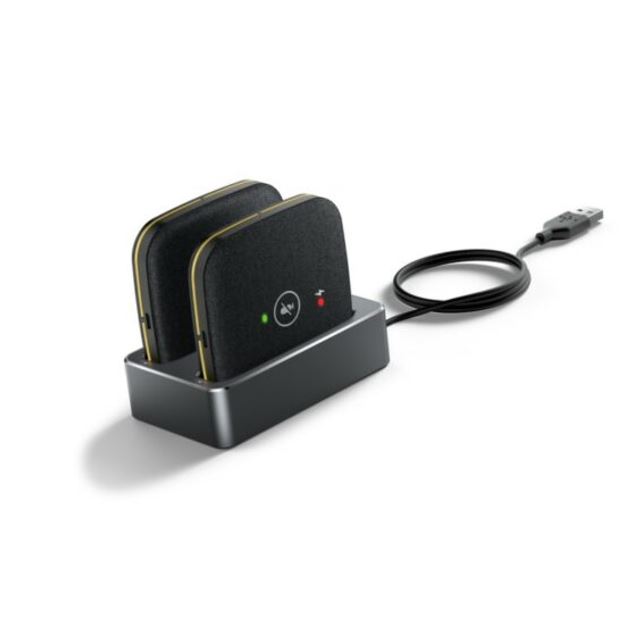 Yealink CPW65 Wireless DECT Expansion Microphones for CP965 Conference Phone with Charging Cradle and USB Cable