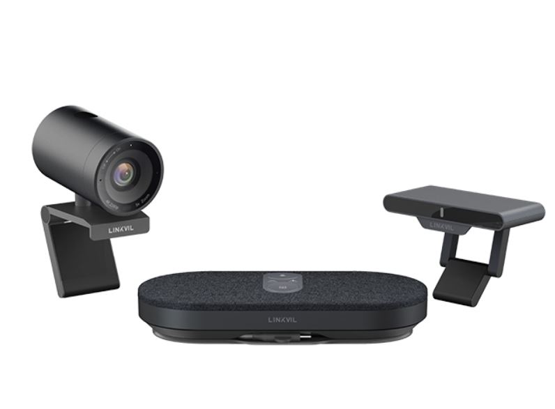 Fanvil Linkvil CA400 All-In-One Wireless Video Conference Solution with 4K Camera, Wireless Screen Sharing & 360° Microphone Pickup