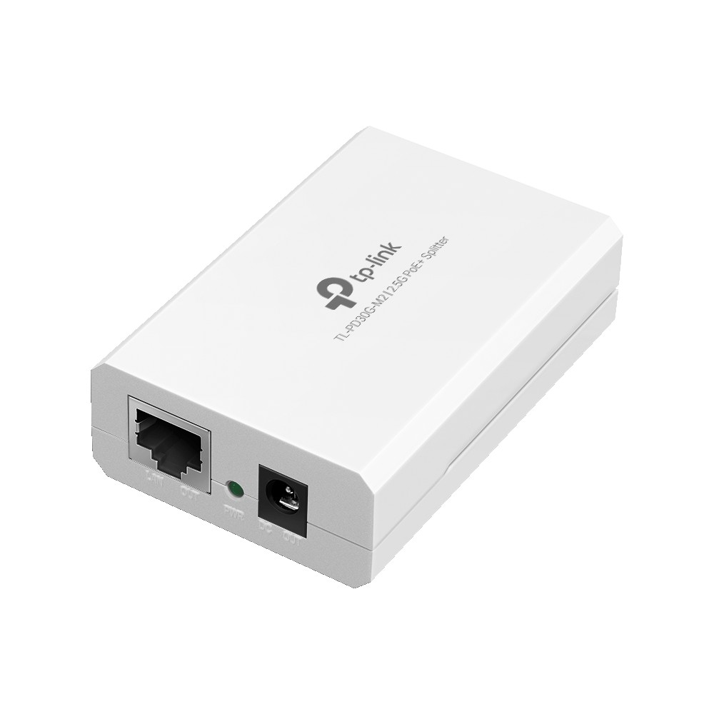 TP-Link TL-PD30G-M2 2.5G PoE+ Splitter with Selectable 12V/9V/5V Output, IEEE 802.3af/at Compliant, Plug-and-Play Network Accessory