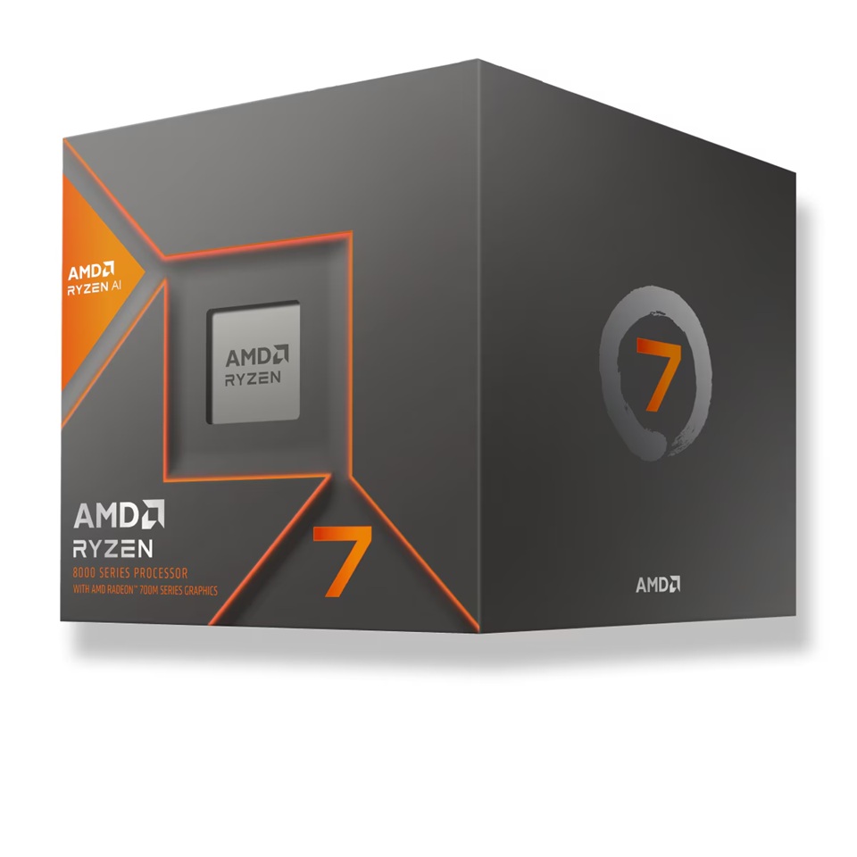 AMD Ryzen 7 8700G 8-Core AM5 Desktop Processor with Radeon 780M Graphics & Ryzen AI, 5.1 GHz Boost, 65W TDP, DDR5 Support